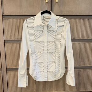 Elegant White button up Shirt